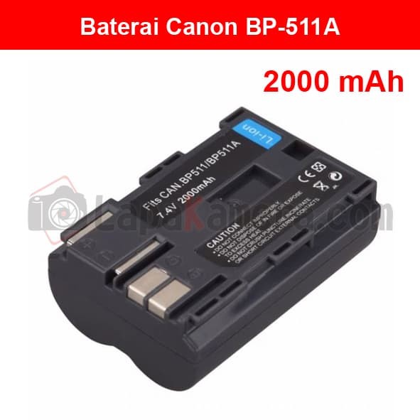 BATERAI FOR CANON BP-508 BP-511 BP-511A BP-512 BP-514 1700MAH