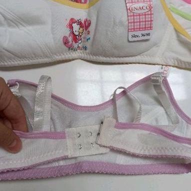 ㊮ Miniset kait anak remaja perempuan kait 2 bra remaja bh remaja dewasa katun lembut busa tipis nemp