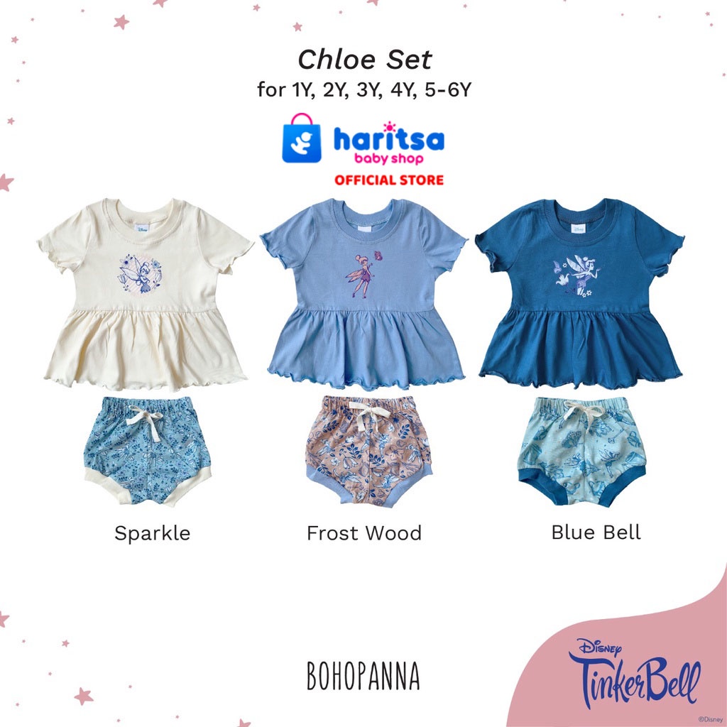 BOHOPANNA - CHLOE SET - DISNEY - Setelan Anak Perempuan