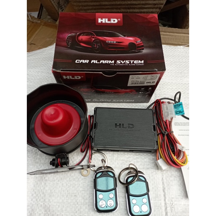 Alarm Mobil Merk Hld Premium Remote Remot /Car Alarm System Kunci Hld #Original