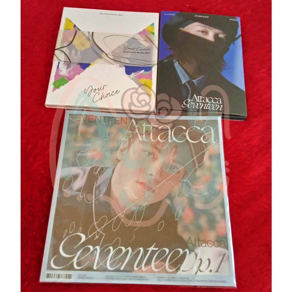album seventeen/ album only/ album your choice/album attacca/ carver attacca/ svt