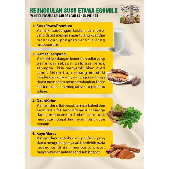 EGOMILK SUSU KAMBING ETAWA HERBAL TERLARIS