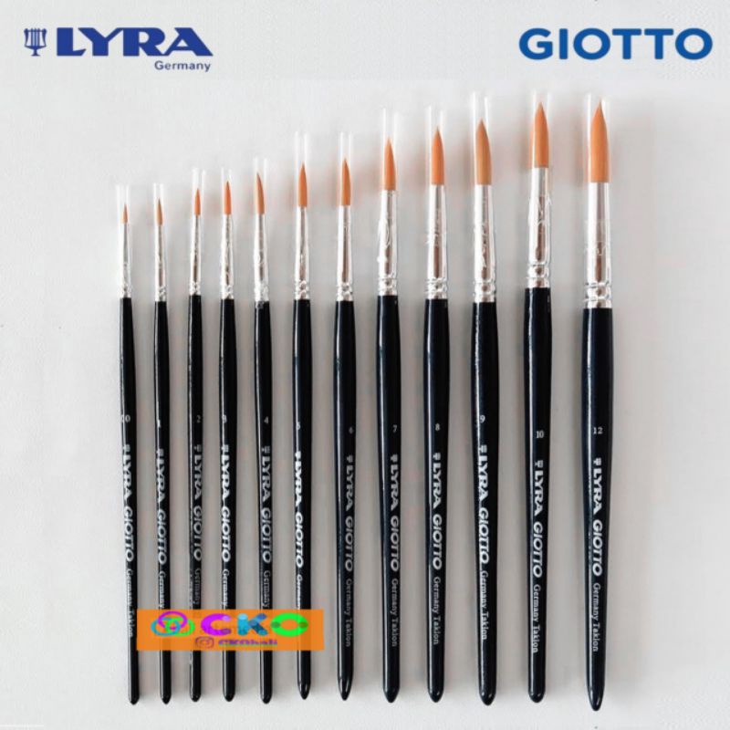 

Luas Lukis Lyra Giotto/Lyra Giotto Brush Round/bulat 00-12