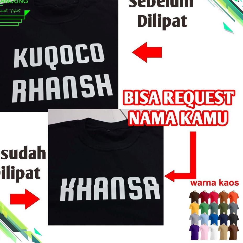 Terbagus.. KAOS BUCIN / SABLON TEKA TEKI NAMA / SABLON KAOS ANTI BUCIN / SABLON KAOS DESAIN SENDIRI