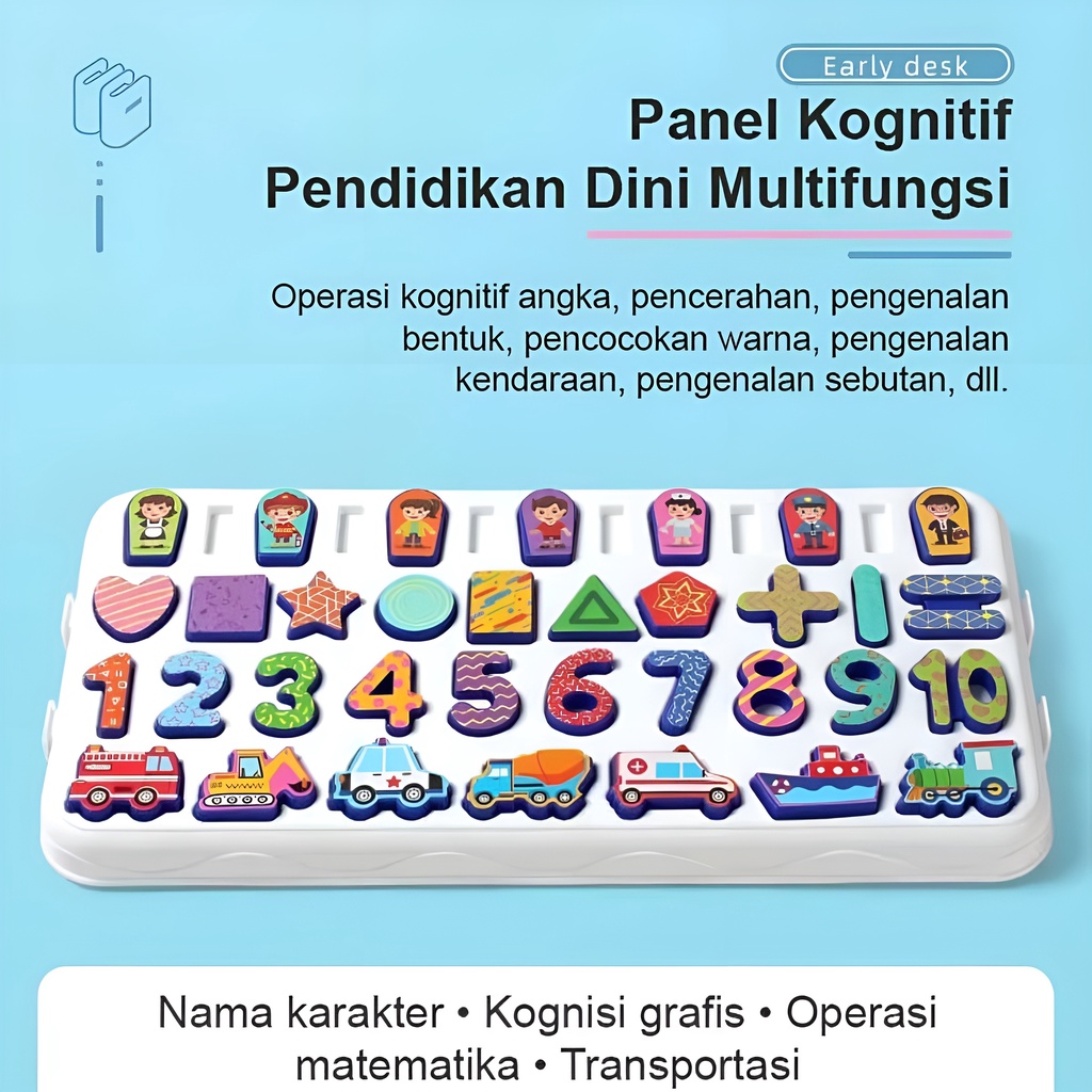 Mainan Memancing Ikan Magnet | Fishing Game Early Education Board | Mainan Seru Untuk Keluarga | Mainan Anak Laki Laki 3-4-5-6-7 Tahun