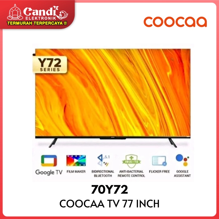 COOCAA LED GOOGLE DIGITAL SMART  TV 70 INCH 70Y72