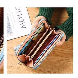 Dompet Panjang Wanita Import Dompet Cewek Kekinian Murah Fashion Korea Style D81