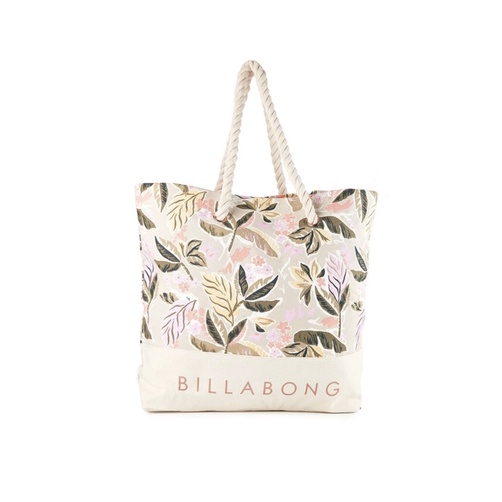 Tas Wanita By Billabong Totebag Canvas - Sunset Cream Beach Original