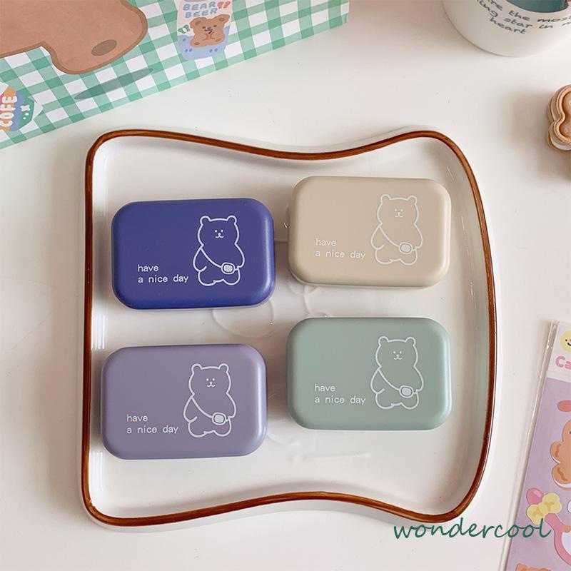 Wadah Kotak Penyimpanan Kontak Lens Mini Softlens Case Portable-Won