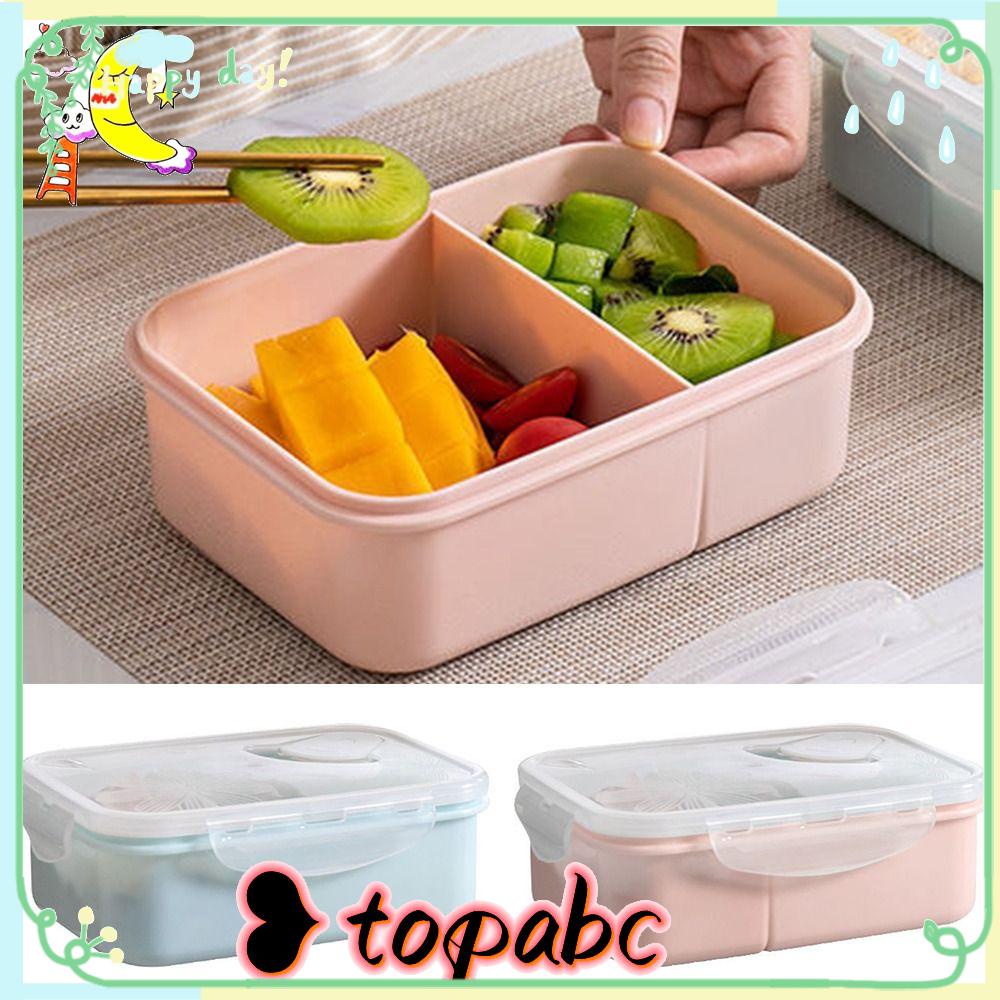 Top Lunch Box Portable Untuk Pelajar Pekerja Kantor Dengan Sendok Wadah Makanan