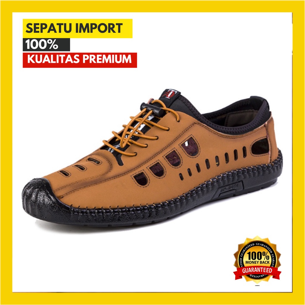 Sepatu Pria Impor Import Casual Sepatu Kulit Import Fashion Pria Sepatu Sneakers Sepatu Kerja Import
