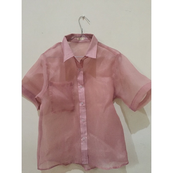 [Preloved] Kemeja Organza