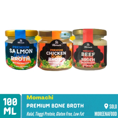 

Momachi - Kaldu Sumsum Bone Broth Bayi MPASI Ayam Kampung, Sapi, Salmon 100ml