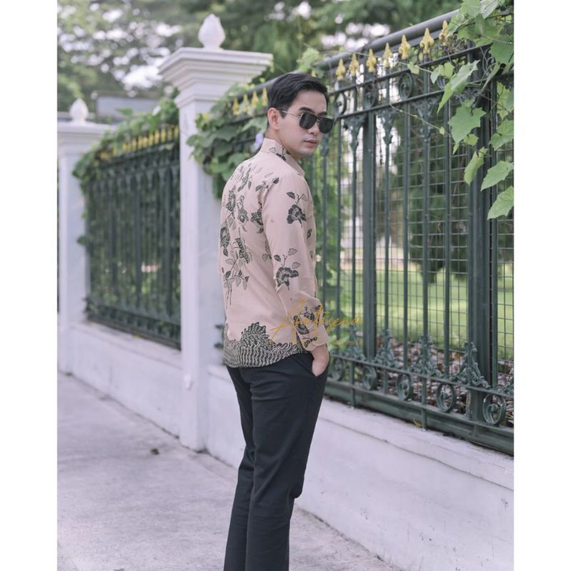 Kemeja Baju Batik Pria Slimfit Lengan Panjang Lapis Furing Baju Batik Pria Modern Batik Pria Kantor Kondangan Kemeja Formal Batik Pria Solo Lapis Furing