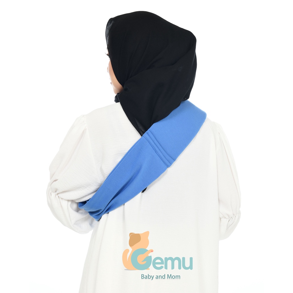 GEMUBABY Gendongan Bayi Samping Instan Geos Busa Gen Two Premium plus Pouch