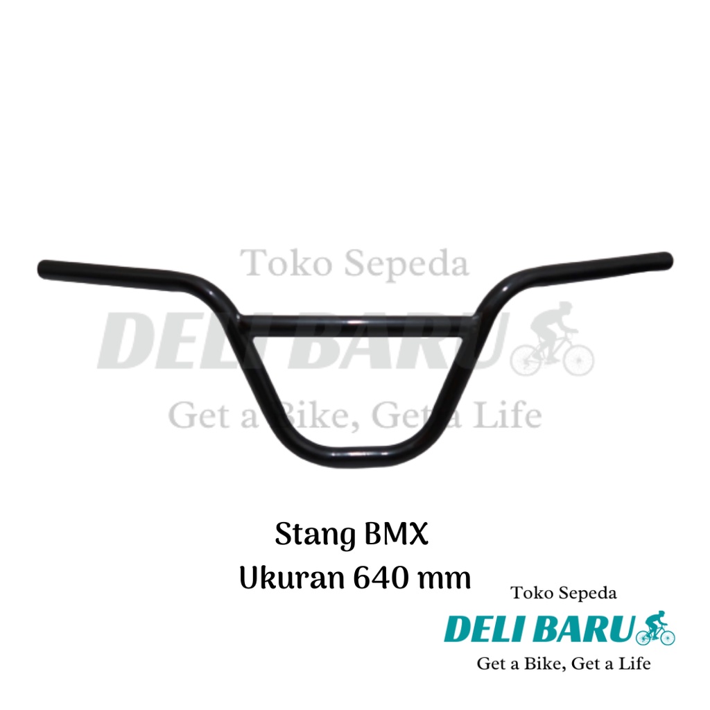 Stang BMX diamater 22.2 mm panjang 640 mm sepeda BMX