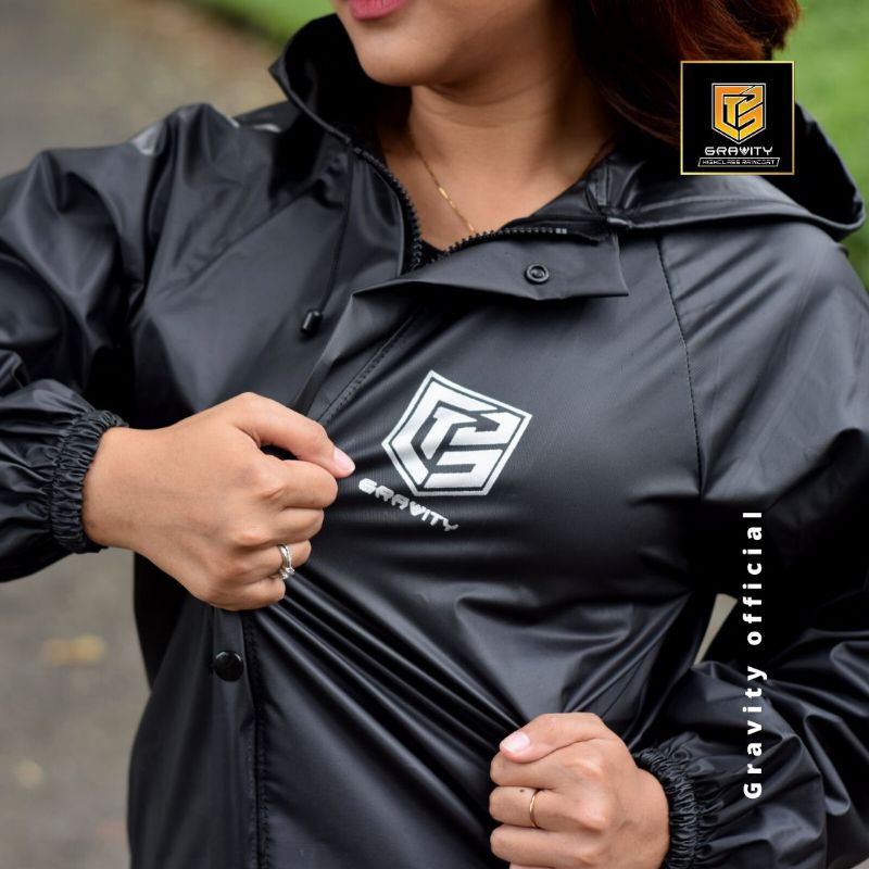 RAINCOAT!!! JAS HUJAN KARET TERBAIK ANTI REMBES BY GRAVITY untuk pria dan wanita, jumbo L XL DAN XXL, AXIO, WARNA HITAM,HIJAU,BIRU,CREAM,MERAH