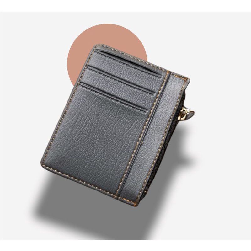 Arifirn Dompet Kartu Resleting Besi Card NK