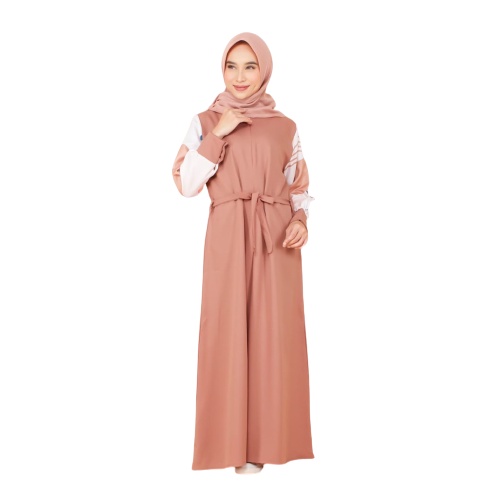 TokoMilkan - Dress Wanita Dewasa Muslim RAIA Bahan Moscrepe