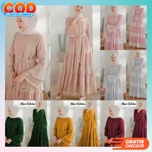 Games Polos Mewah Jumbo Ghamis Cewek Premium Gamis Lebaran Perempuan Dewasa Gsmis Remaja Gmis Muslim