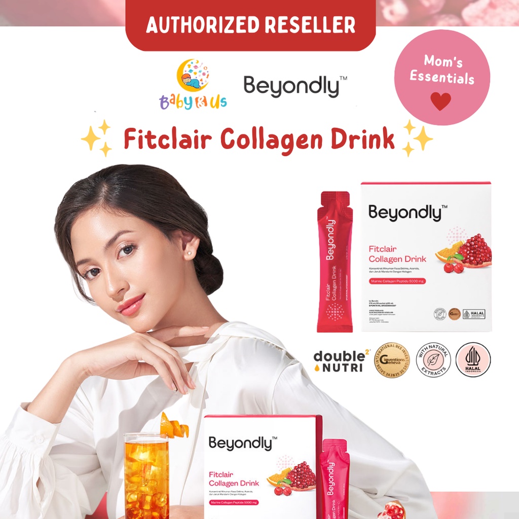 Beyondly Fitclair Marine Collagen Drink - Minuman Kesehatan dan Kecantikan / HALAL &amp; BPOM