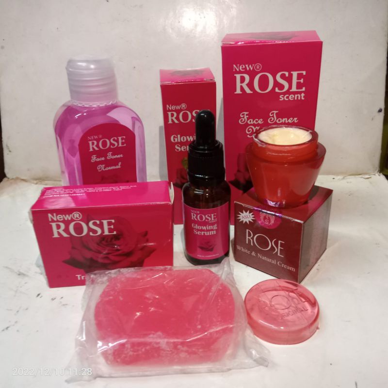 PAKET CREAM ROSE (Cream S*M .Serum .Toner .Sabun)