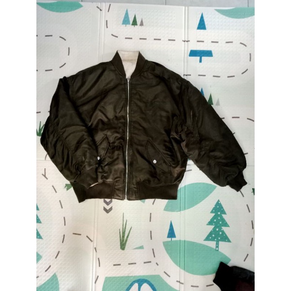 jaket bomber sherpa vintage BROWNY second original