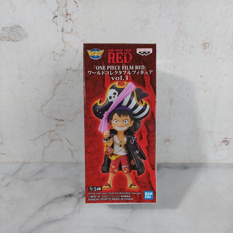 Action Figure WCF One Piece Film Red Vol 1 Luffy