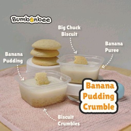 BANANA PUDDING CRUMBLE/SNACK MPASI