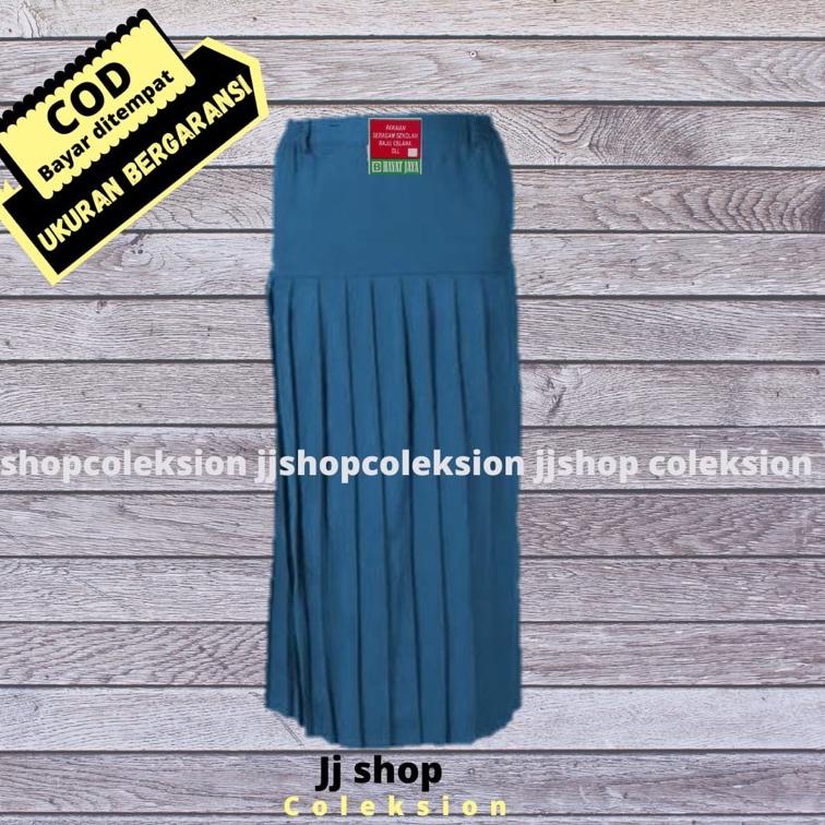 SERAGAM SEKOLAH ROK PANJANG SMA SMK ROK SMA PANJANG ABU ABU REMPEL LIPIT TURUN PINGGANG ROK SMA , RO