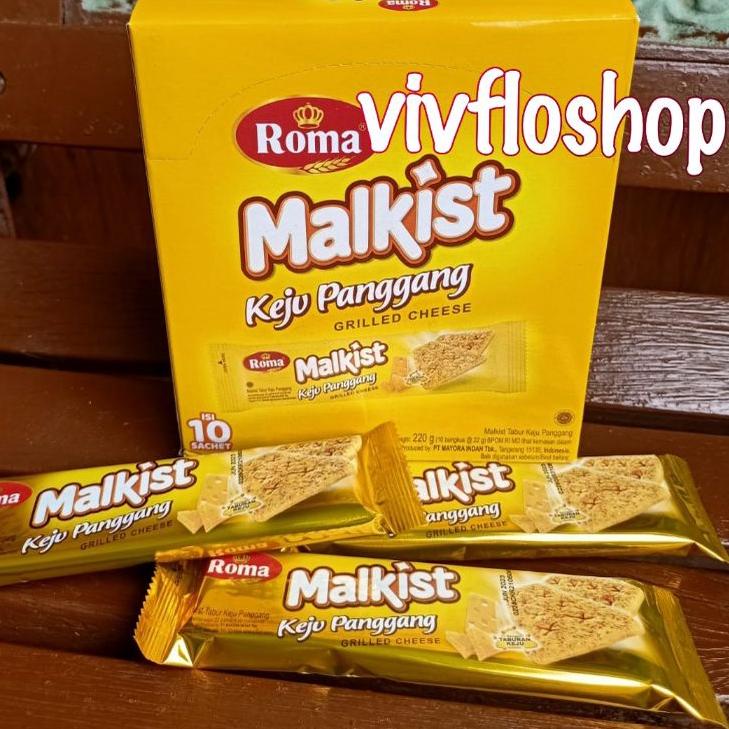 

Bagus Dipakai Roma Malkist Keju Panggang (Box 10 x 22 gram) T5D``