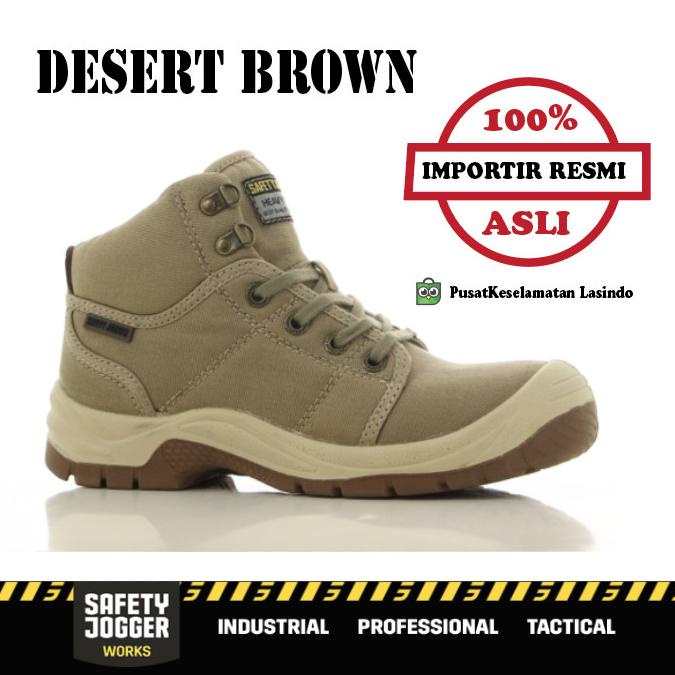 Sepatu Safety Jogger / Jogger Safety Shoes / Desert Brown