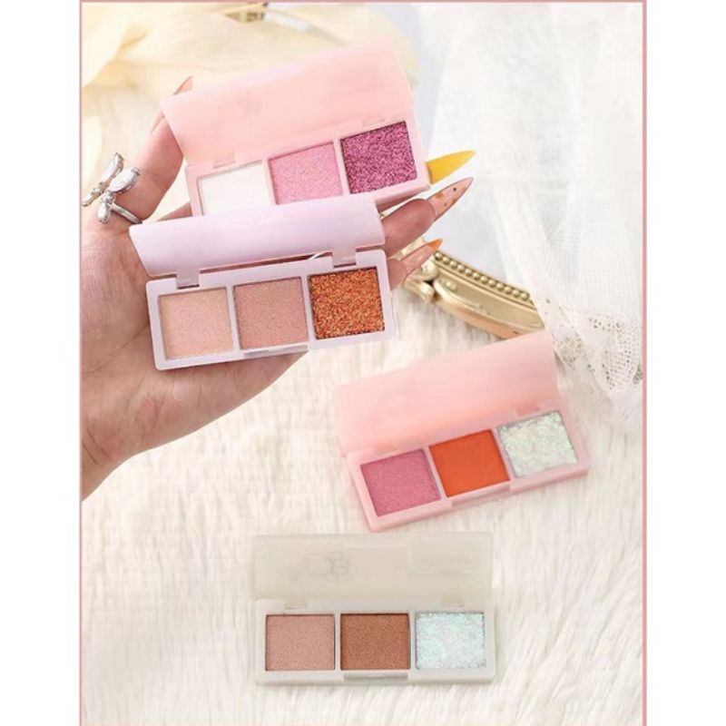 LAMEILA 3 COLOURS EYESHADOW