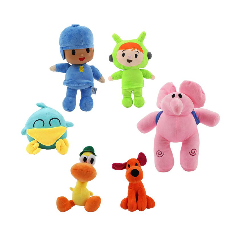 Pato Elly Pocoyo Loula Sleepy Bird Lembut Plush Boneka Figure Mainan Anak Hadiah Boneka