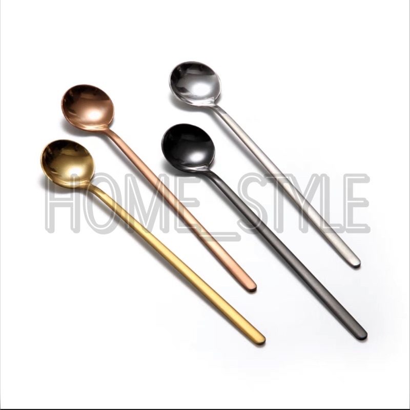 SENDOK TEH SENDOK KOPI GAGANG PANJANG SUS 304 STAINLESS STEEL FOOD GRADE / COFFEE SPOON PREMIUM QUALITY JRW0110