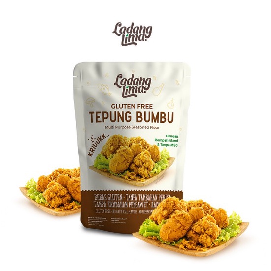 

Ladang Lima - Tepung Bumbu Sehat Serbaguna 150g