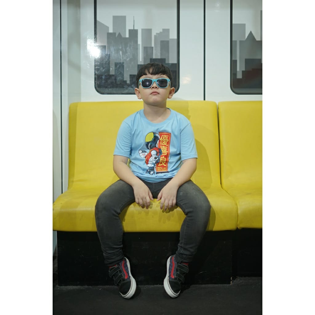 Kaos Anak Laki Laki Digital Age Umur 7 - 12 Tahun