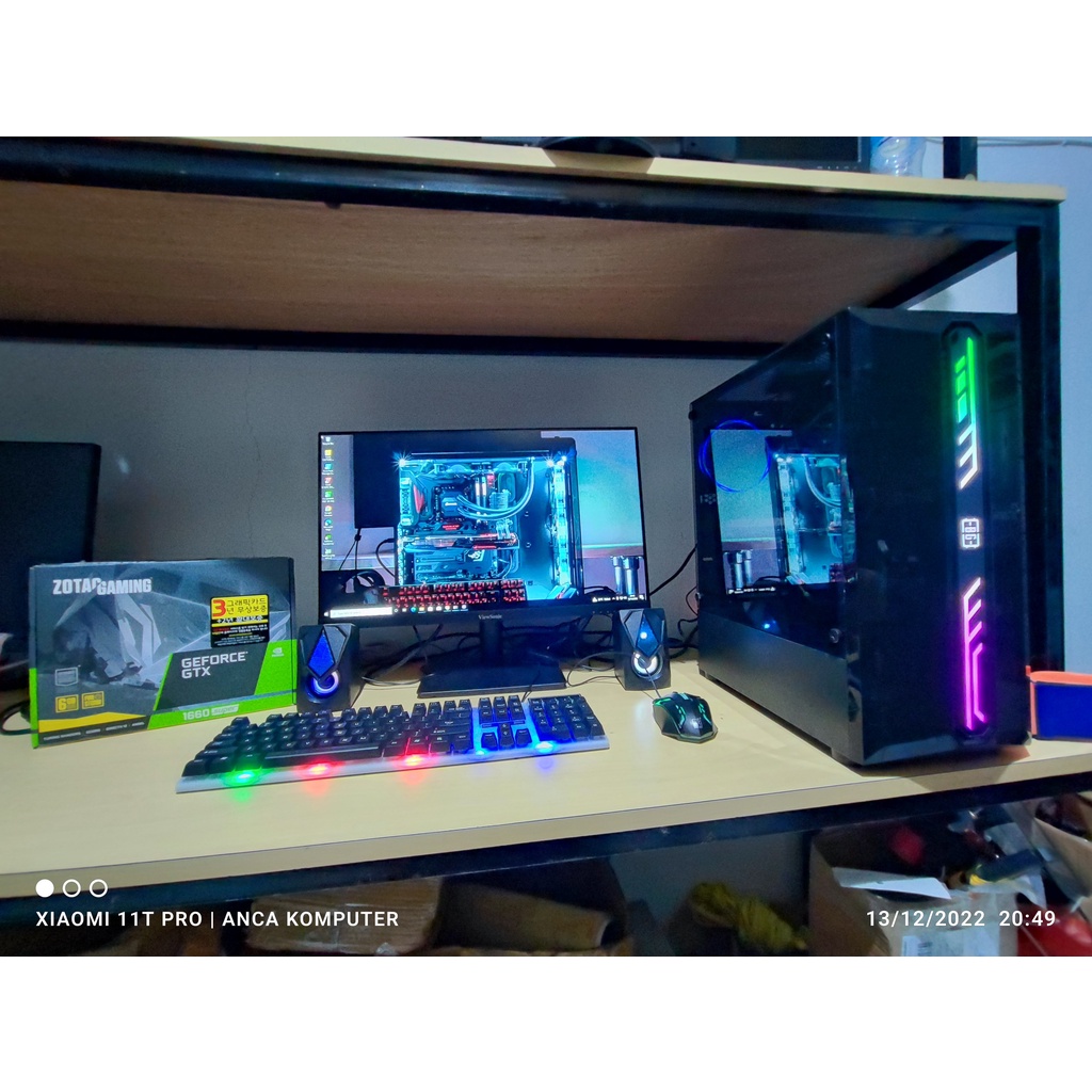pc gaming rendering streaming i5 10400 ft gtx 1660 super