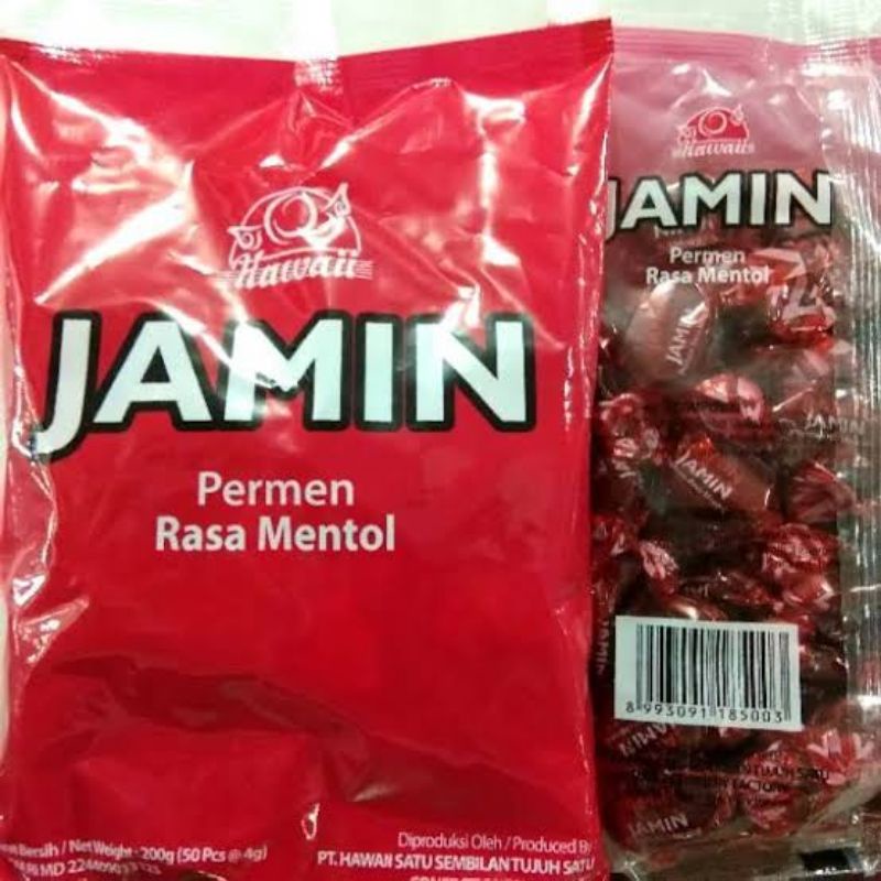 

Permen Jamin. 200gr (50pcs). Permen Mint pelega tenggorokan