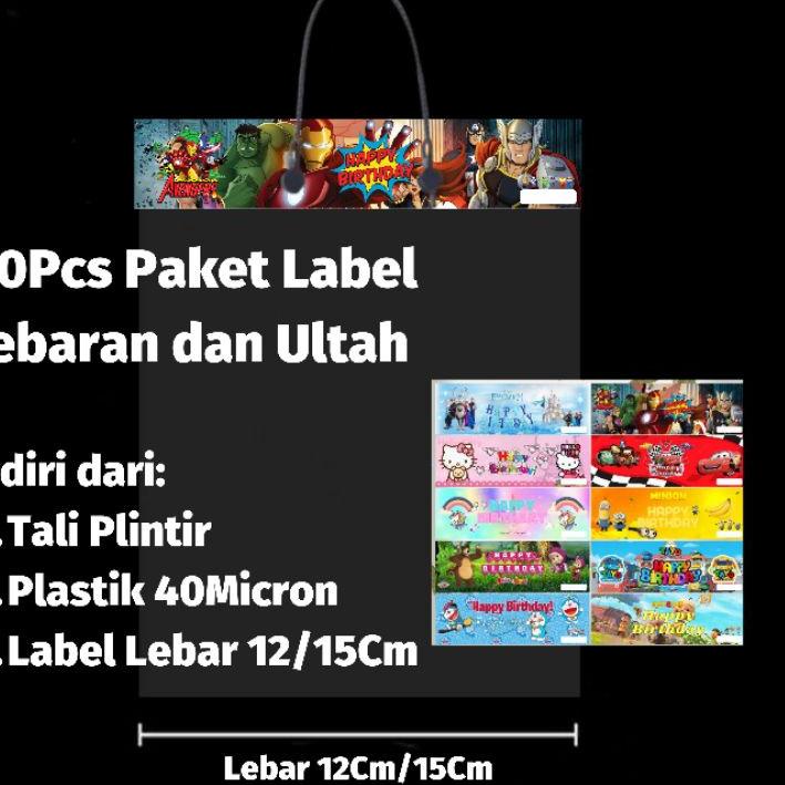 

↺ [100Pasang] Plastik Label Ukuran 12Cm dan 15Cm Ulang Tahun dan Label Lebaran Plastik idul Fitri Murah Peluang Bisnis Amplop Lebaran を