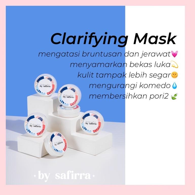 [L-C3C] ✓] CLARIFYING MASK BY SAFIRRA BPOM (LINK BARU)-pasti dikirim