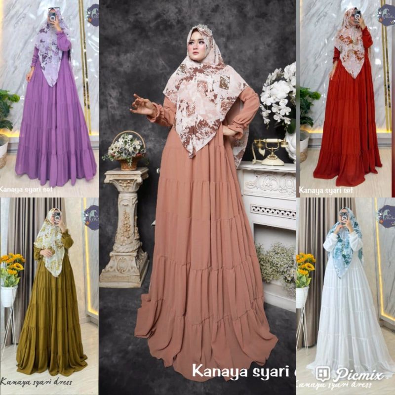 Kanaya syari set original product
