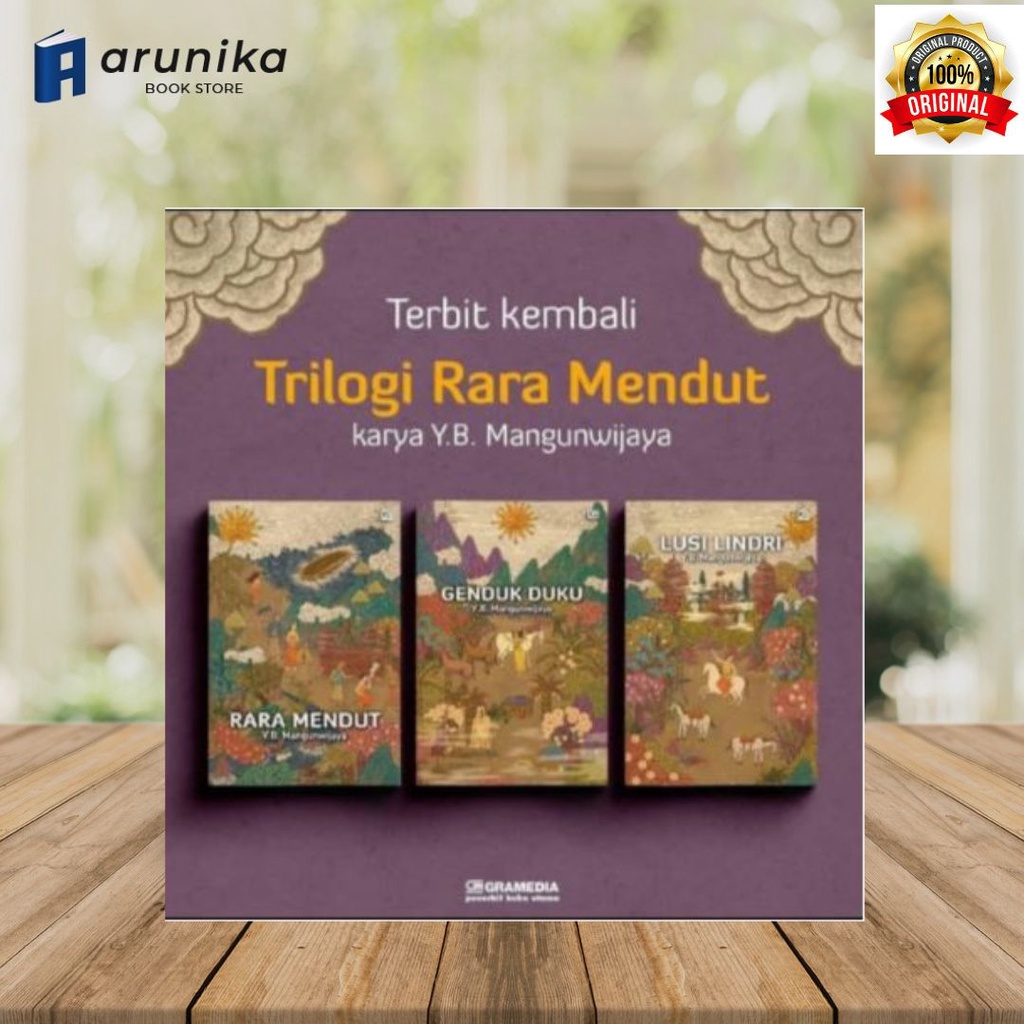 Trilogi YB Mangunwijaya Rara Mendut - Genduk Duku - Lusi Lindri / Original / Set 3 Buku