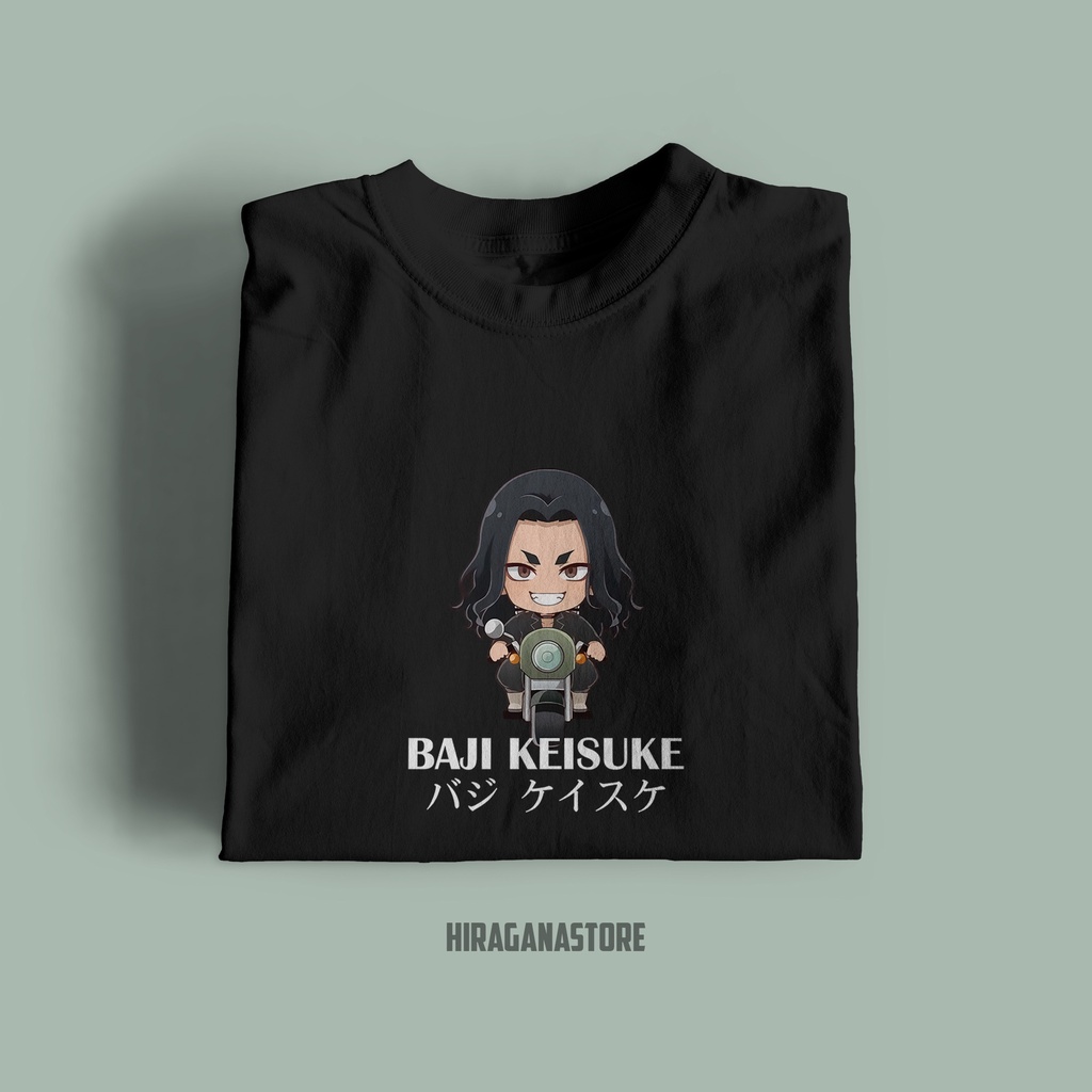 T-shirt Kaos Anime Tokyo Revengers Baji Keisuke Chibi