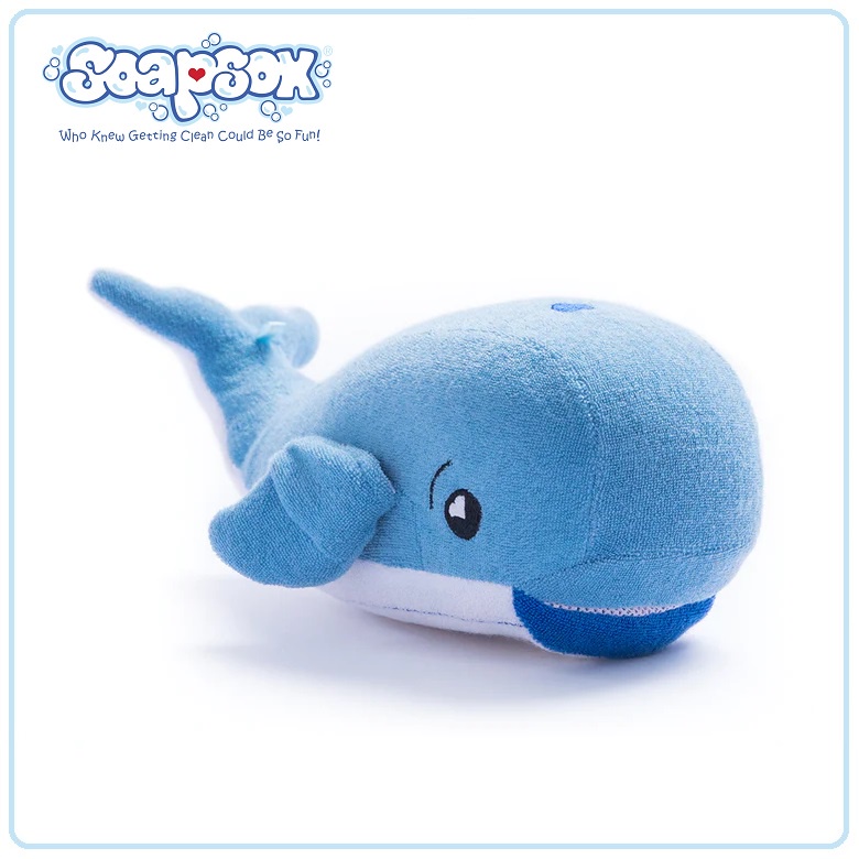 Soapsox Bath Scrub Whale