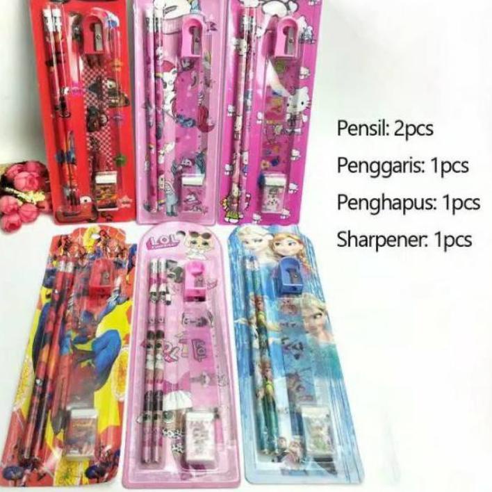

⇺ CAHAYA PELANGI (CPS) - SET ALAT TULIS SEKOLAH 5 IN 1 KARAKTER ➤