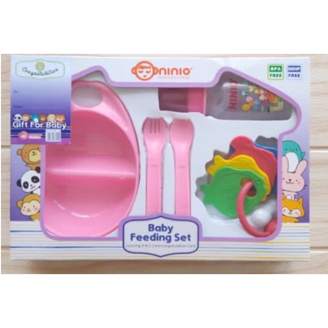 NINIO FEEDING SET/PAKET ALAT MAKAN BAYI