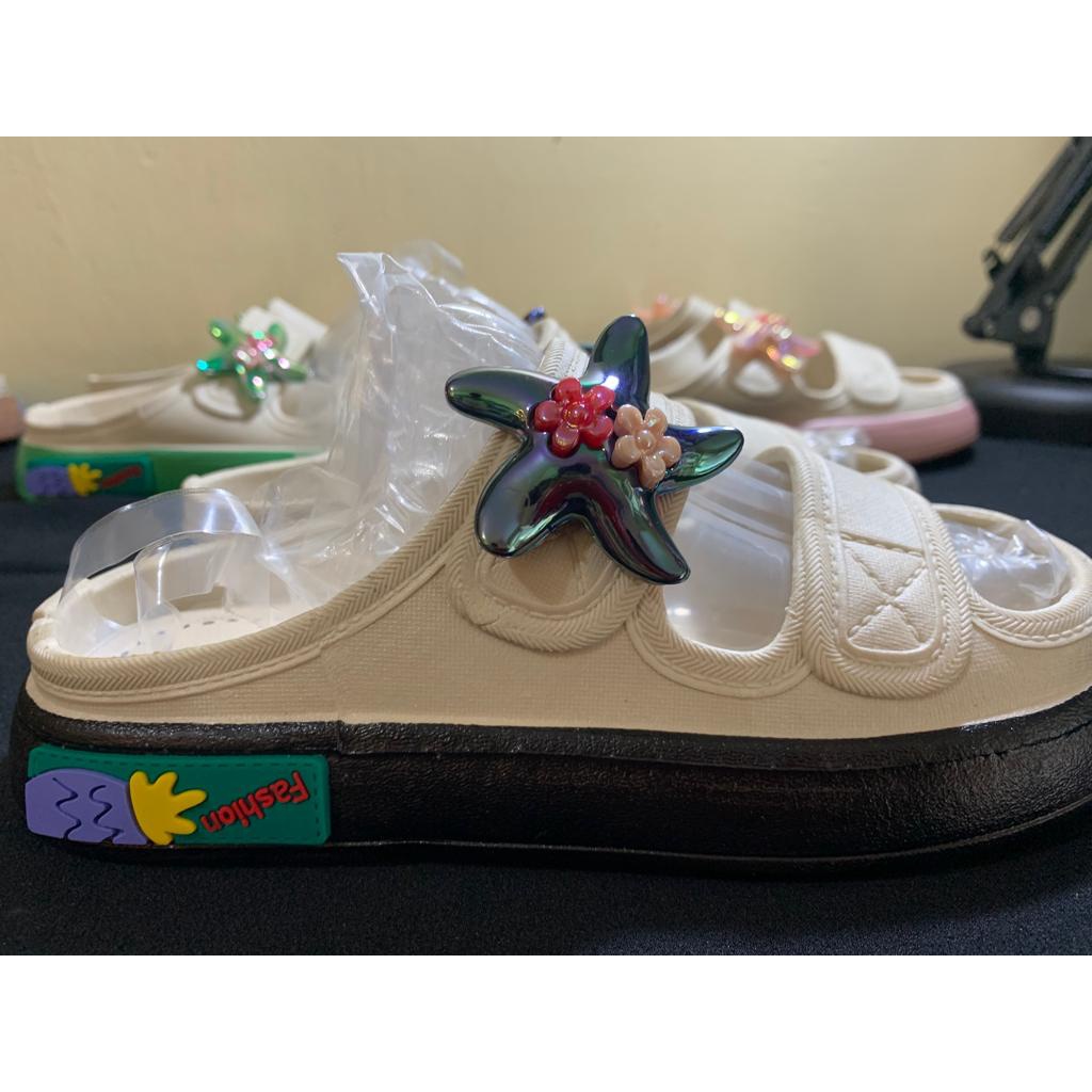 Sandal Selop anak motif premium import terbaru, sandal selop anak perempuan eva rubber