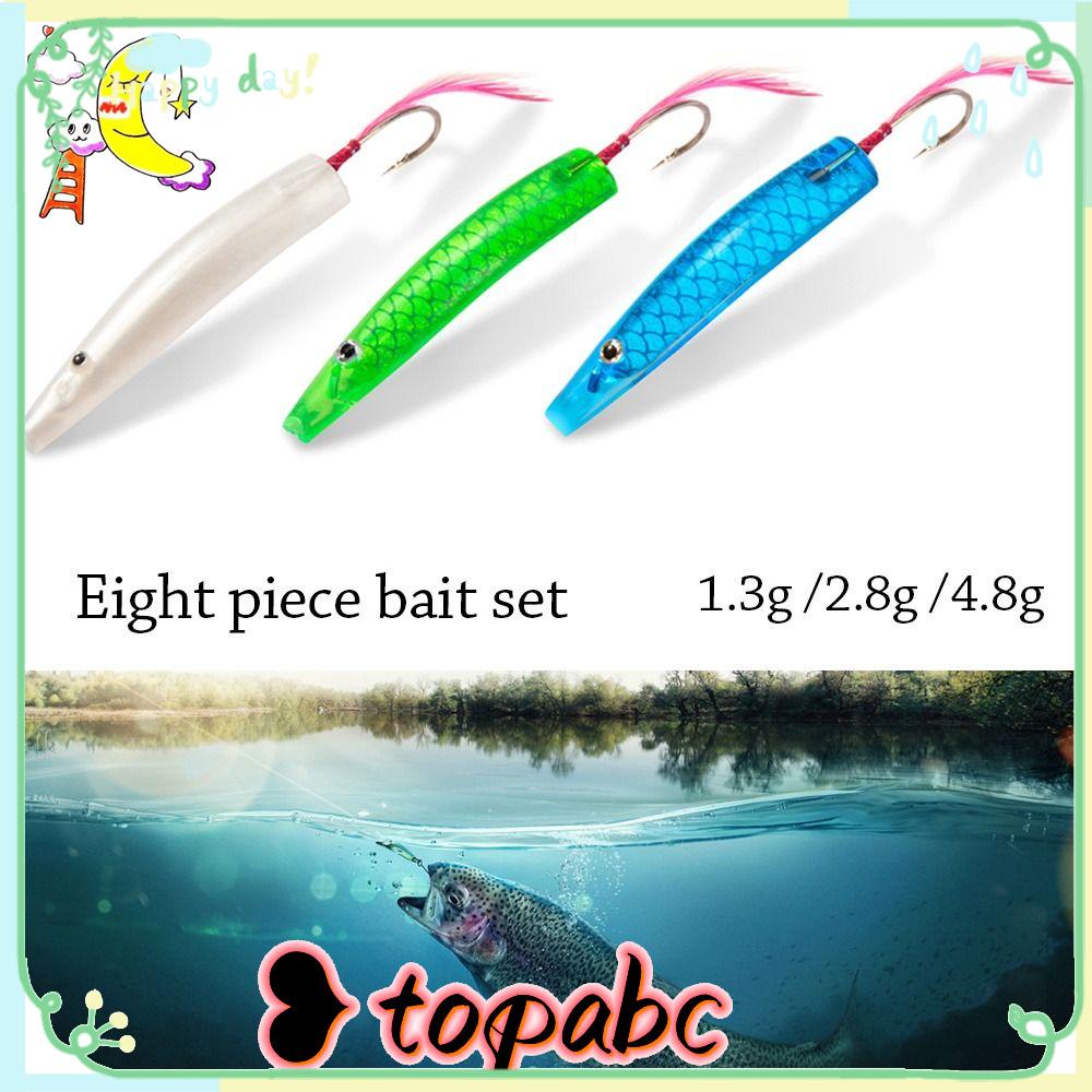 Top 6Pcs/box Japan Troli Pancing Umpan Pancing Plastik Surfing Bluefish Yumizuno Mancing Swimbait Umpan
