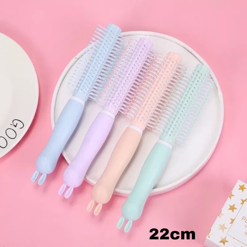 Set 4in1 Sisir Anti Statik Comb Airbag Hair Set Massage Rambut Kriting Hair Brush Comb sisir rambut rontok dan kusut Portable sisir rambut Cermin